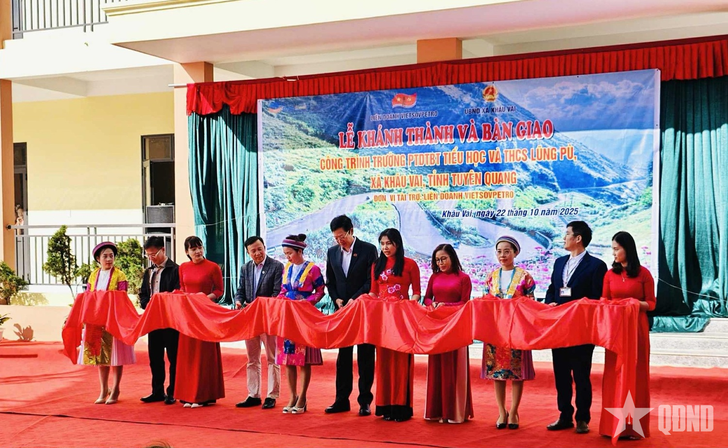 Tuyên Quang: Khánh thành công trình nhà lớp học 3,5 tỷ đồng tại xã vùng cao Khâu Vai